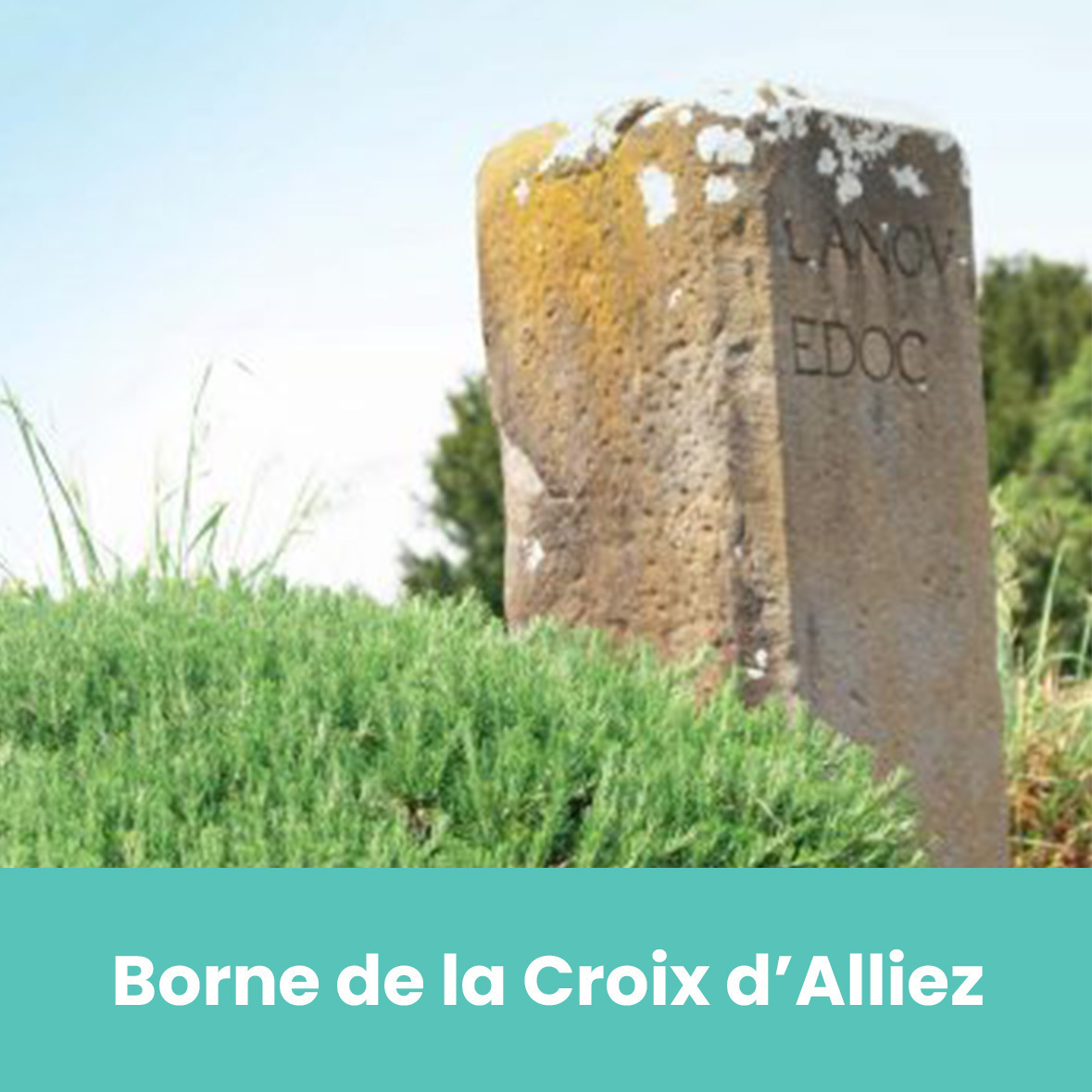 Vignettes Borne de la croix d'Alliez