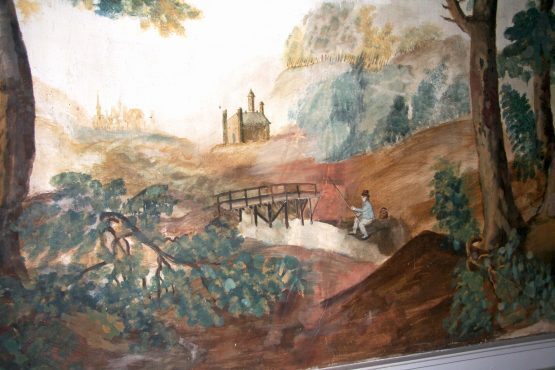 Peinture murale fin XIXe – Château Saint-Paul