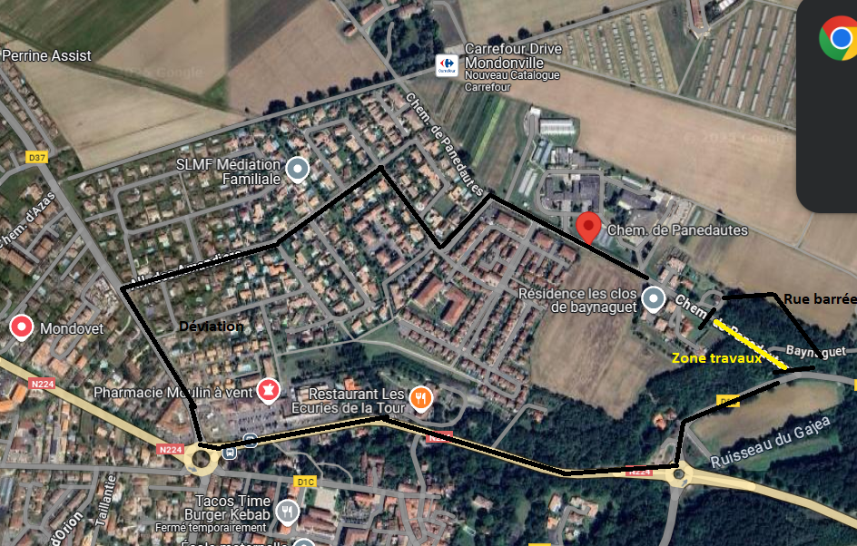 TRAVAUX PLAN CHEMIN DE PANEDAUTES